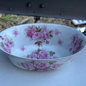 Floral Porcelain Bowl